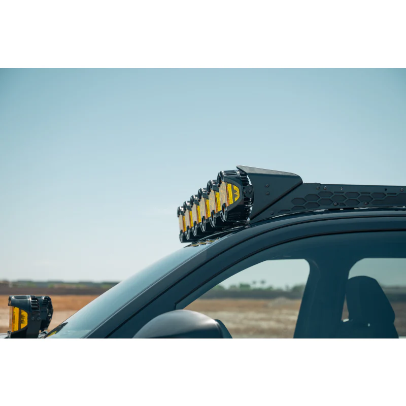 Rago Fabrication Toyota Roof Rack Baja Designs LP6 Round Light Mount Model AC710910301 - Image 12