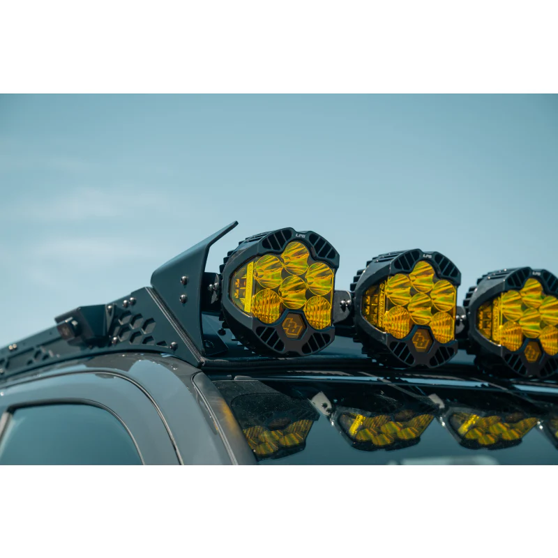 Rago Fabrication Toyota Roof Rack Baja Designs LP6 Round Light Mount Model AC710910301 - Image 5
