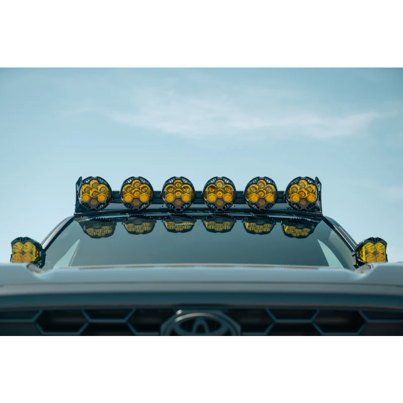Rago Fabrication Toyota Roof Rack Baja Designs LP6 Round Light Mount Model AC710910301 - Image 6