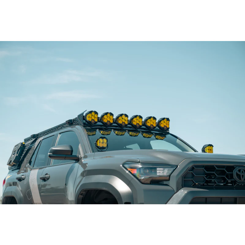 Rago Fabrication Toyota Roof Rack Baja Designs LP6 Round Light Mount Model AC710910301 - Image 7