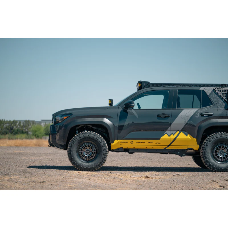 Rago Fabrication Toyota Roof Rack Baja Designs LP6 Round Light Mount Model AC710910301 - Image 8