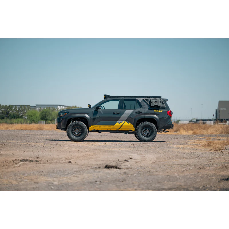 Rago Fabrication Toyota Roof Rack Baja Designs LP6 Round Light Mount Model AC710910301 - Image 9