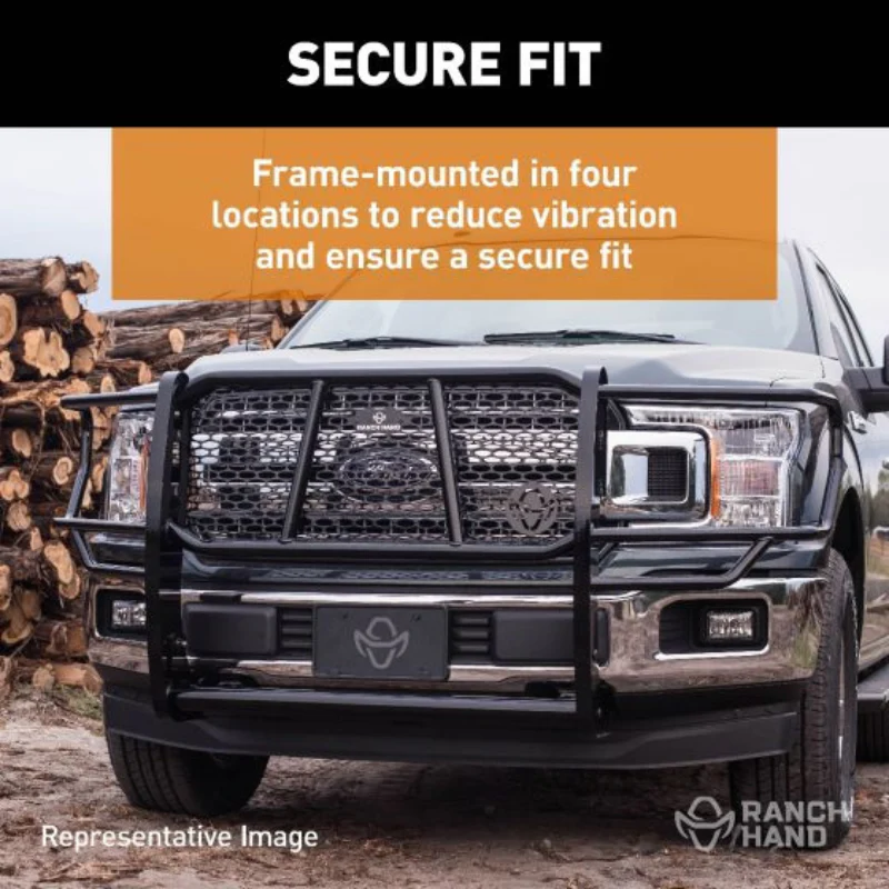 Ranch Hand Legend Grille Guard, Fits Select Ram 2500, 3500 Model GGD251BL1 - Image 6