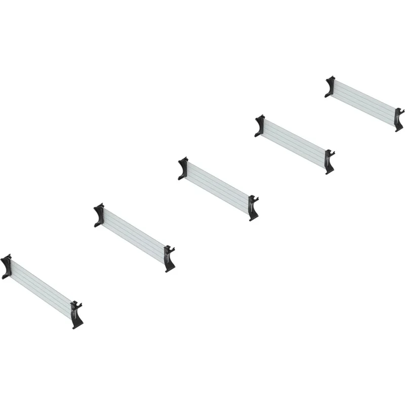 Ranger Design 12" Van Shelving Set of 5 Standard Dividers with Clips - 10 Bulk Pack - Model 62-UDR12x10