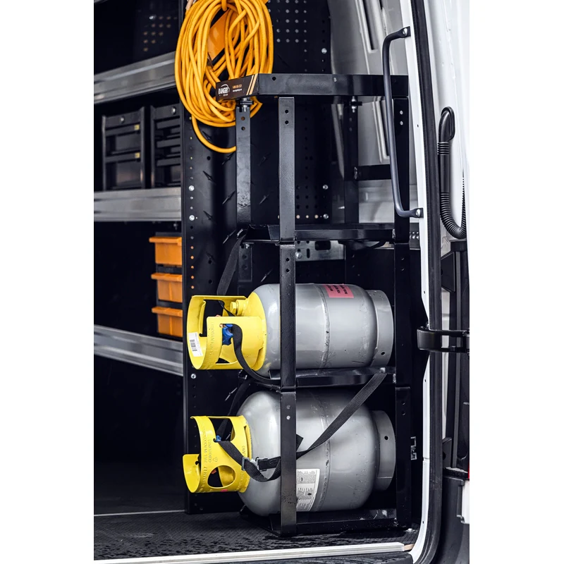 Ranger Design 3 Tier Refrigerant Rack for Cargo Vans 15"x13.5"x43" Model 6013-3 - Image 3