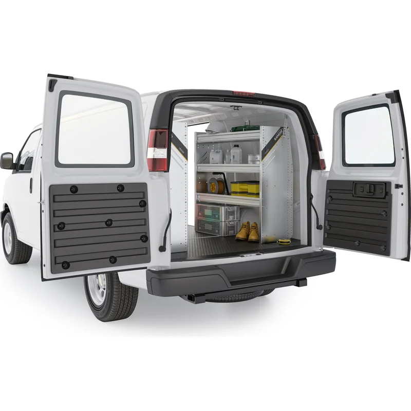Ranger Design Aluminum Van Shelving Package for Chevrolet Express 135" Wheelbase Model GSR-27 - Image 4