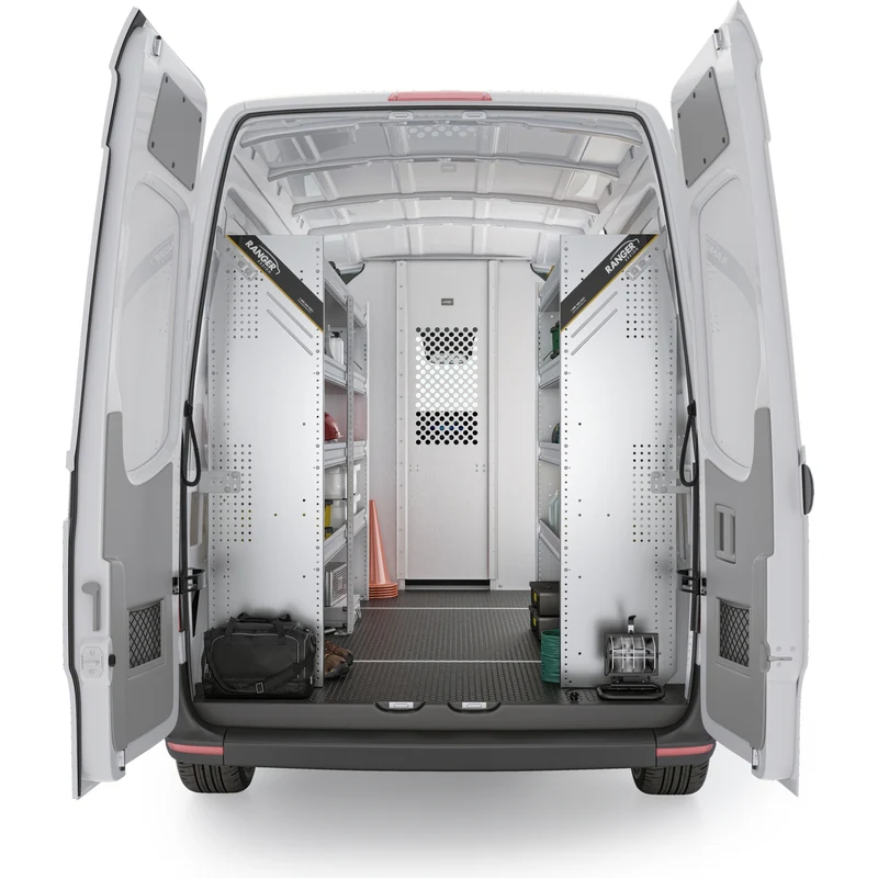 Ranger Design Aluminum Van Shelving Package for Mercedes Sprinter 144" Wheelbase Model DHS-27 - Image 2