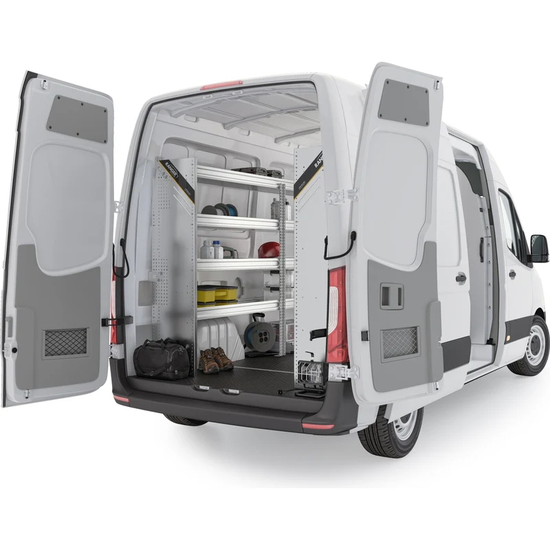 Ranger Design Aluminum Van Shelving Package for Mercedes Sprinter 144" Wheelbase Model DHS-27 - Image 3