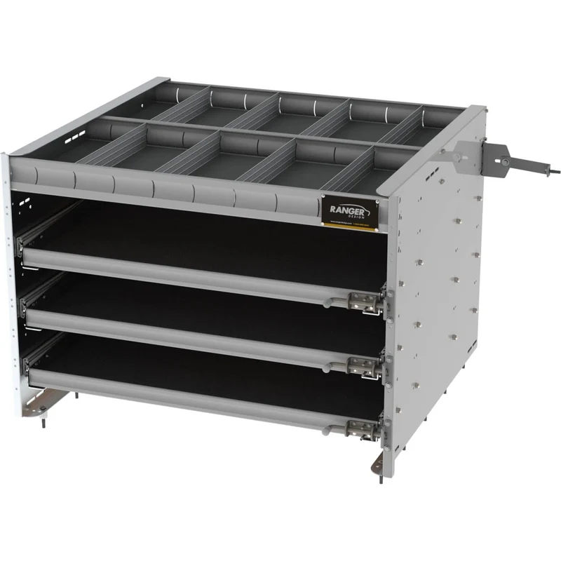 Ranger Design Axess Sliding Cargo Tray with 1 shelf 30"H - 3 drawers Model 5032-3