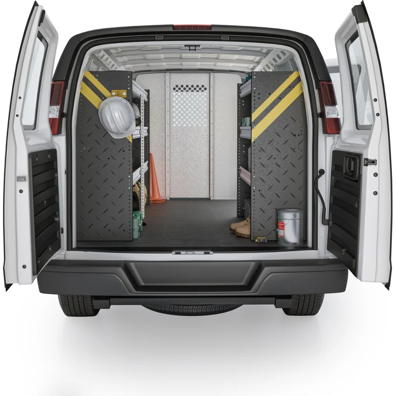 Ranger Design Contractor Van Shelving Package for Chevrolet Express 135" Wheelbase Model GSR-10 - Image 2