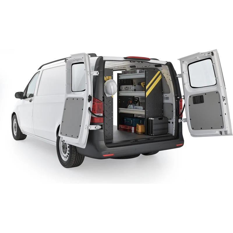 Ranger Design Contractor Van Shelving Package for Mercedes Metris All Wheelbase - Single Sliding Door Model MML-10 - Image 4