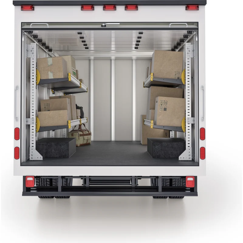 Ranger Design Delivery Van Shelving Package for 14' Box Truck-Enclosed Trailer Model BTL-19 - Image 2