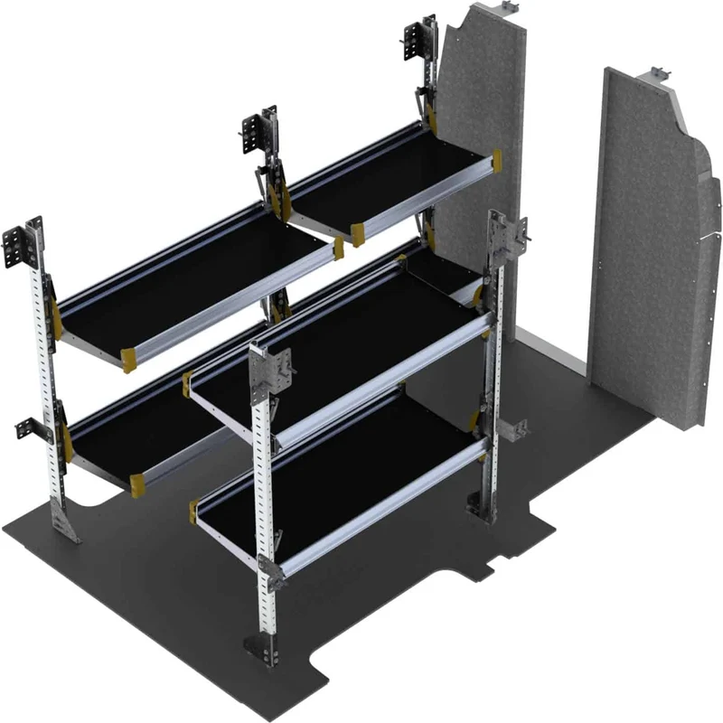Ranger Design Delivery Van Shelving Package for Ford Transit Mid Roof 130" Wheelbase Model FTR-19