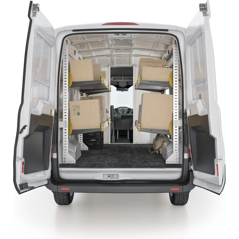 Ranger Design Delivery Van Shelving Package for Ford Transit Mid Roof 148" Wheelbase Model FTM-19 - Image 2