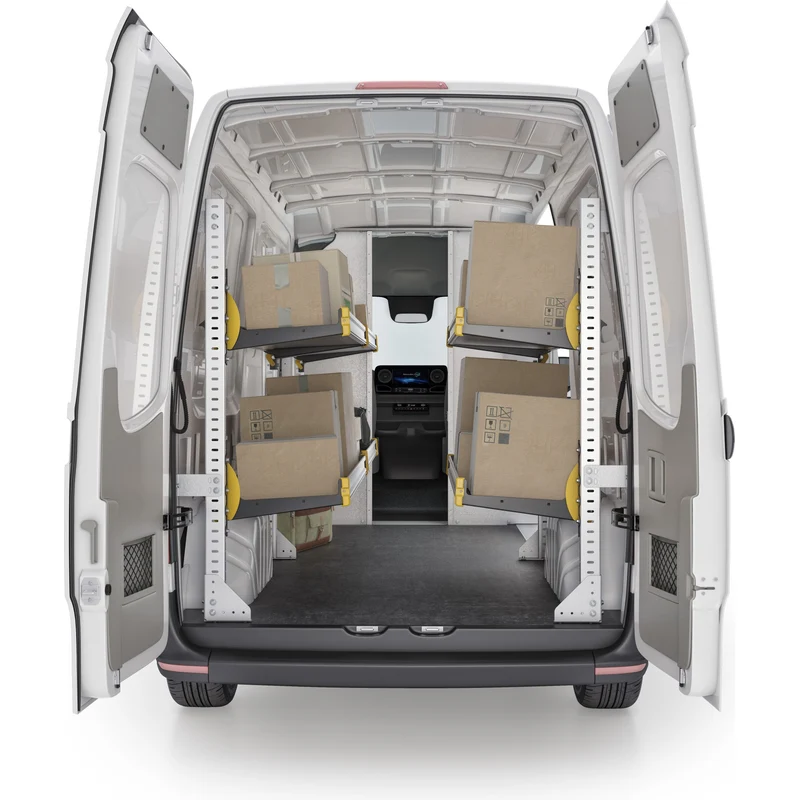 Ranger Design Delivery Van Shelving Package for Mercedes Sprinter 144" Wheelbase Model DHS-19 - Image 2