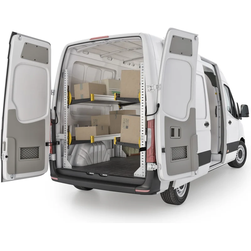 Ranger Design Delivery Van Shelving Package for Mercedes Sprinter 144" Wheelbase Model DHS-19 - Image 3
