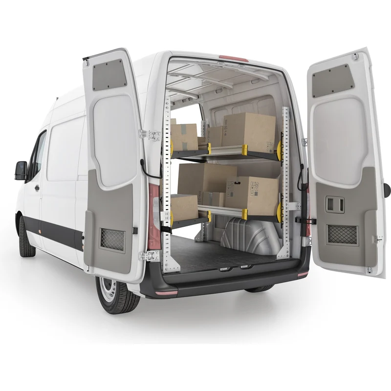 Ranger Design Delivery Van Shelving Package for Mercedes Sprinter 144" Wheelbase Model DHS-19 - Image 4