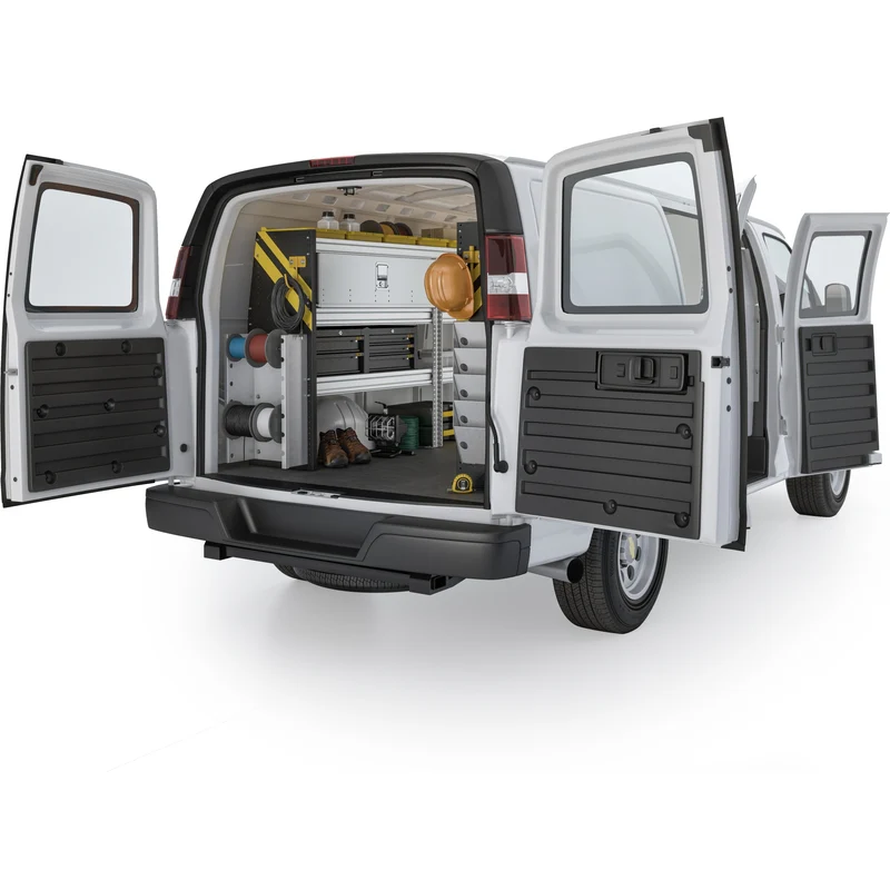 Ranger Design Electrician Van Shelving Package for Chevrolet Express 135" Wheelbase Model GSR-11 - Image 3