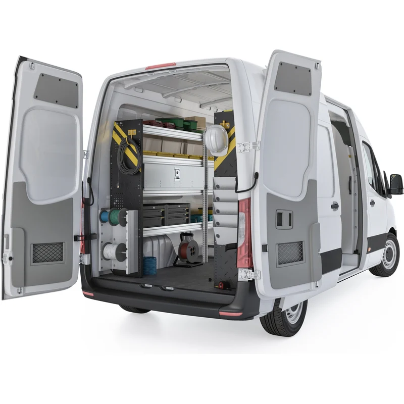 Ranger Design Electrician Van Shelving Package for Mercedes Sprinter 144" Wheelbase Model DHS-11 - Image 3