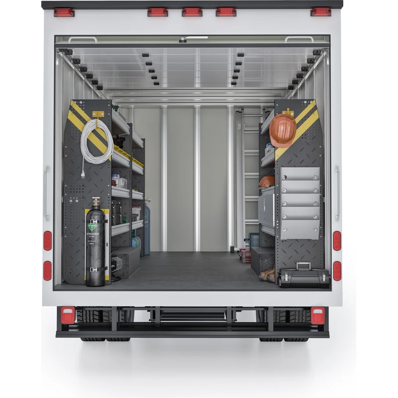 Ranger Design HVAC Van Shelving Package for 14' Box Truck - Enclosed Trailer Model BTL-12 - Image 2