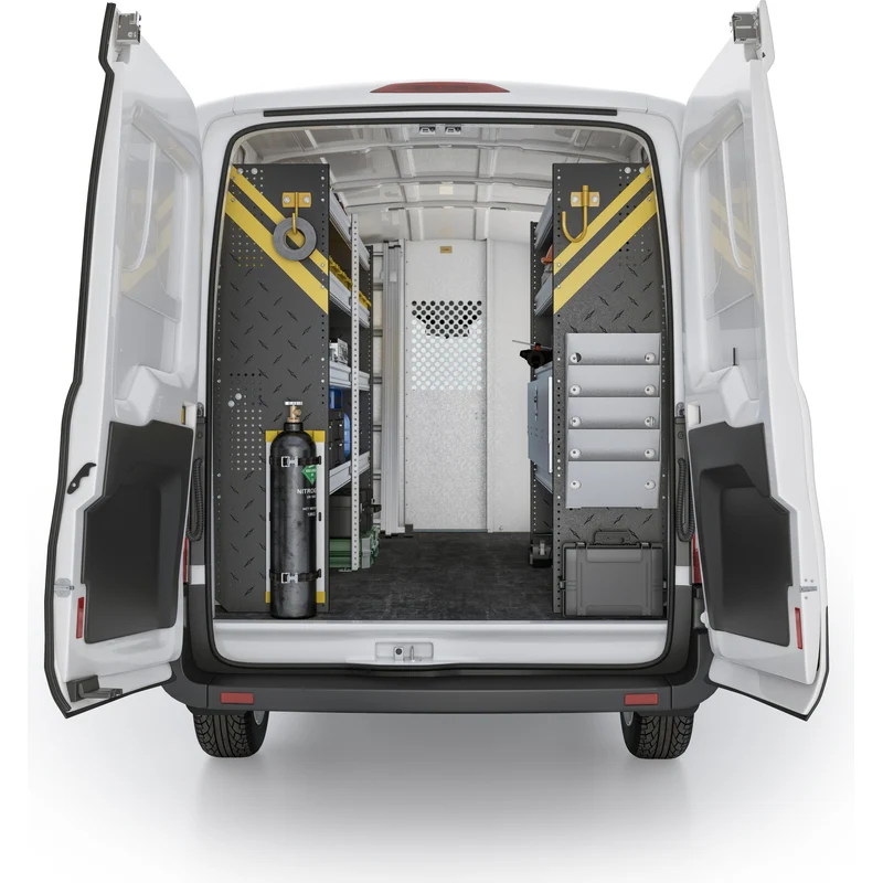 Ranger Design HVAC Van Shelving Package for Ford Transit Mid Roof 148" Wheelbase Model FTM-12 - Image 2