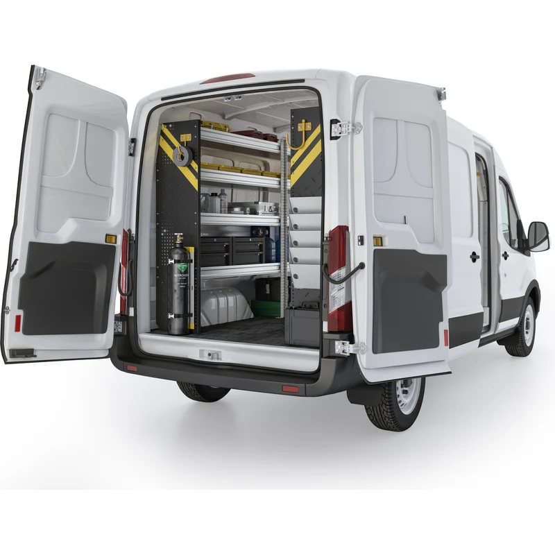 Ranger Design HVAC Van Shelving Package for Ford Transit Mid Roof 148" Wheelbase Model FTM-12 - Image 3