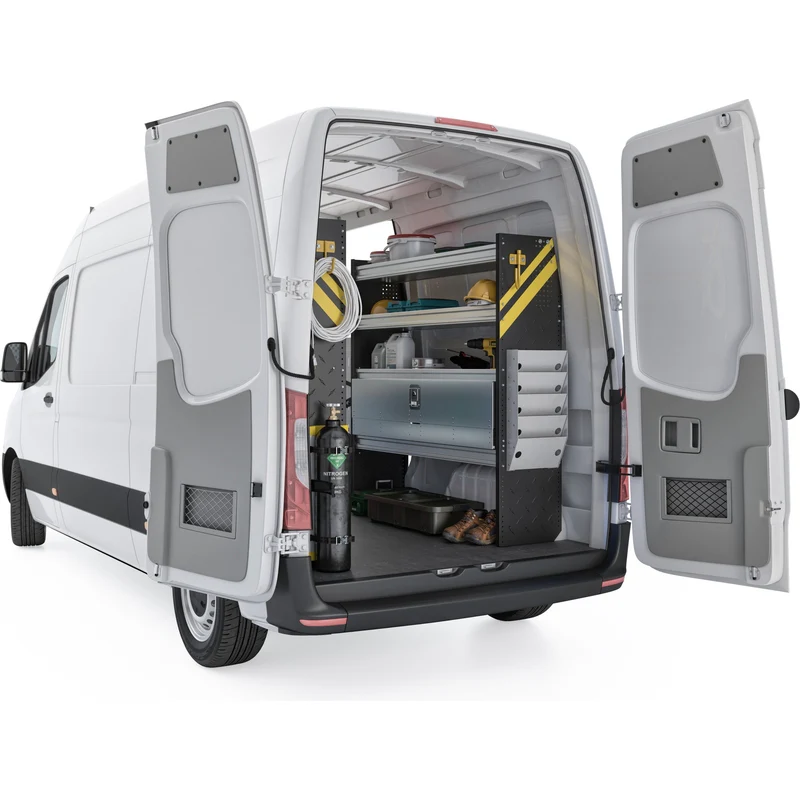 Ranger Design HVAC Van Shelving Package for Mercedes Sprinter 144" Wheelbase Model DHS-12 - Image 4