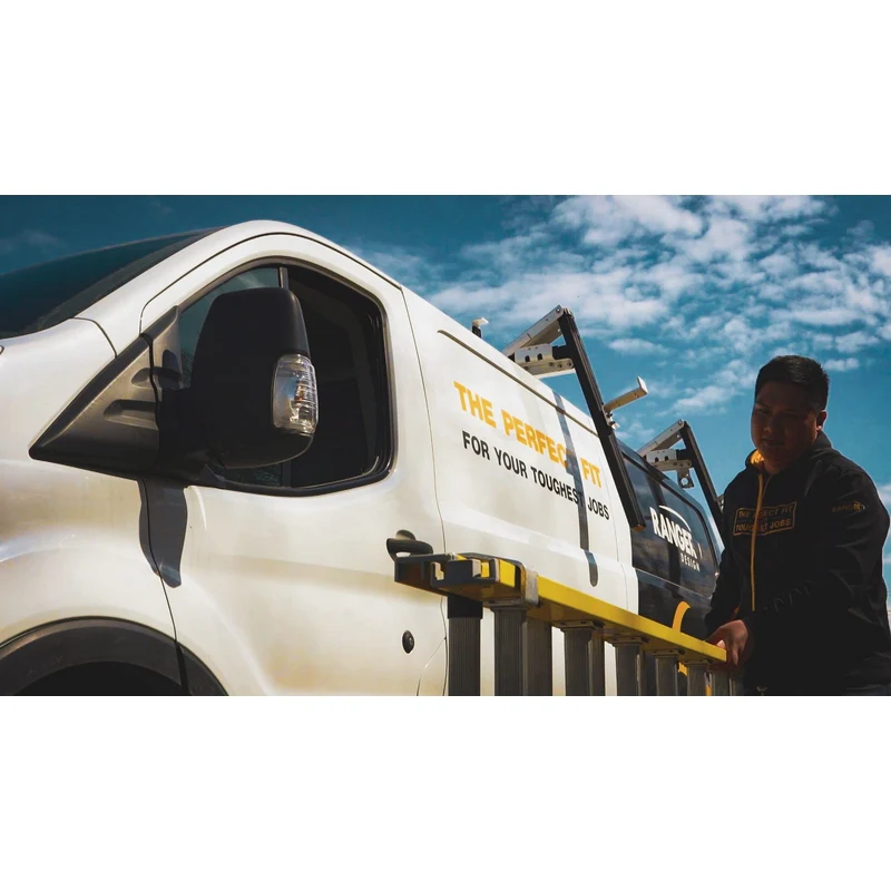 Ranger Design Max Rack for GM Savana-Express Low Roof 135" Wheelbase & 155" Wheelbase - Double w/ 3-Bar Model 1850-GS3 - Image 4