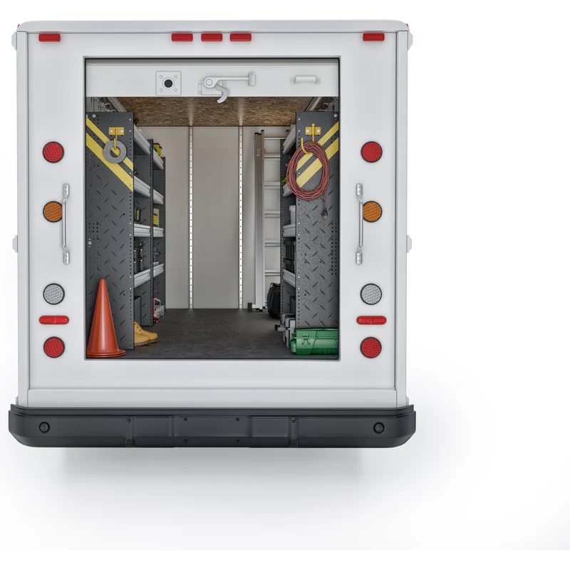 Ranger Design Mobile Service & Plumbing Van Shelving Package for 14' Box Truck-Enclosed Trailer Model BTL-16 - Image 2