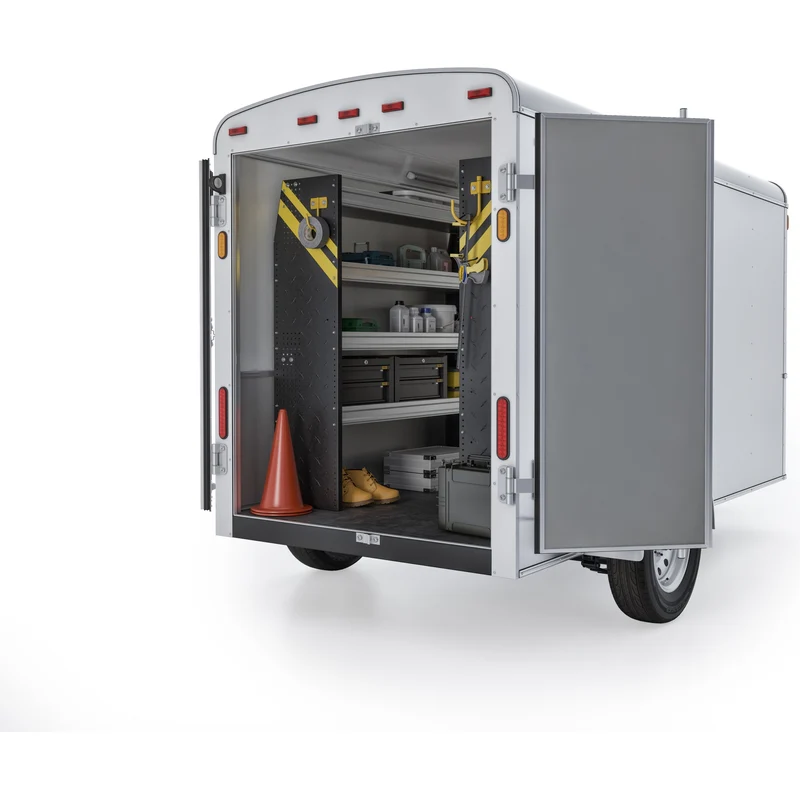 Ranger Design Mobile Service & Plumbing Van Shelving Package for 14' Box Truck-Enclosed Trailer Model BTL-16 - Image 9