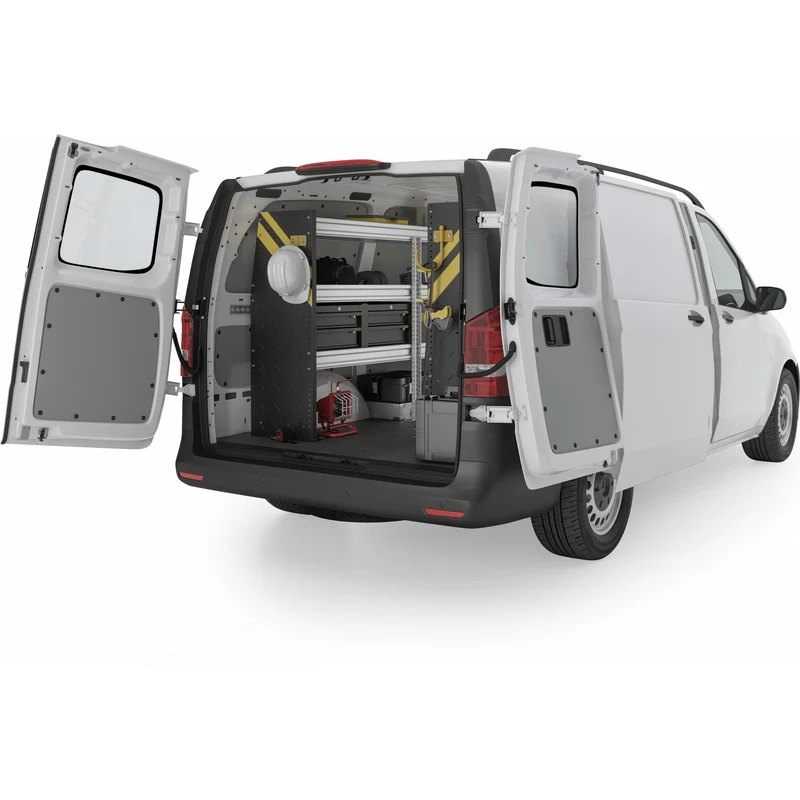 Ranger Design Mobile Service & Plumbing Van Shelving Package for Mercedes Metris All Wheelbase - Single Sliding Door Model MML-16 - Image 3