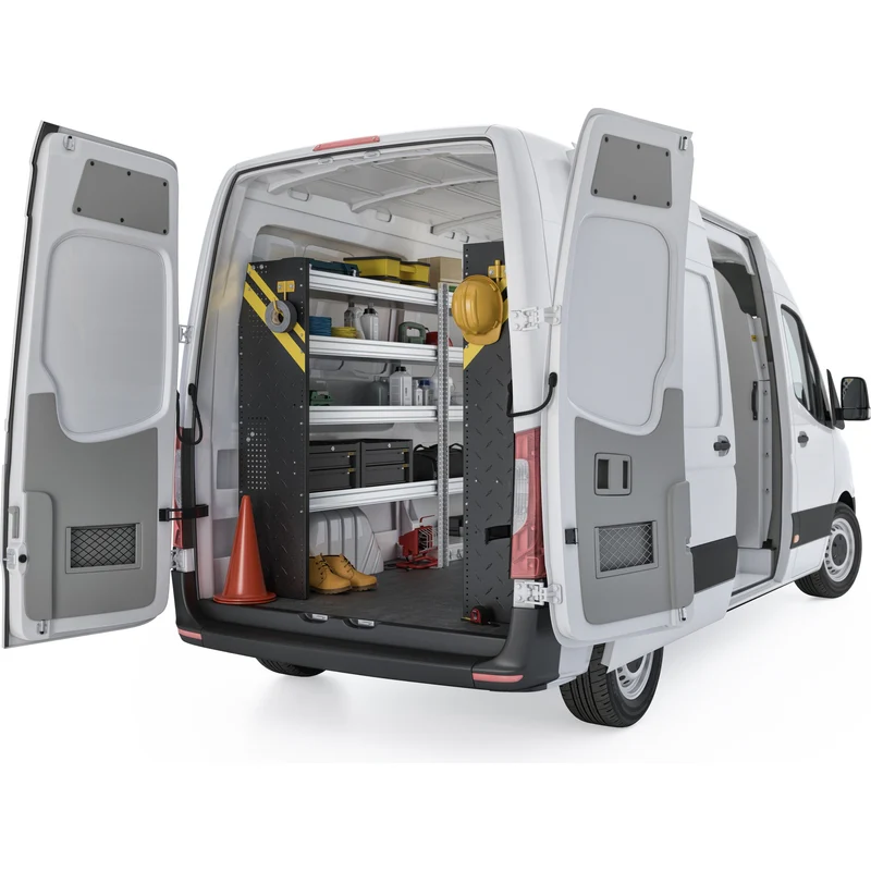 Ranger Design Mobile Service & Plumbing Van Shelving Package for Mercedes Sprinter 144" Wheelbase Model DHS-16 - Image 3