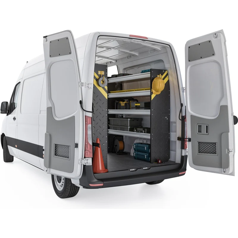 Ranger Design Mobile Service & Plumbing Van Shelving Package for Mercedes Sprinter 144" Wheelbase Model DHS-16 - Image 4