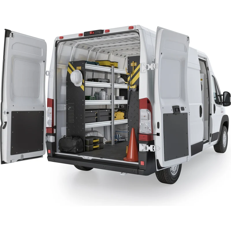 Ranger Design Mobile Service & Plumbing Van Shelving Package for RAM ProMaster - 118" and 136" Wheelbase Model RPS-16 - Image 3