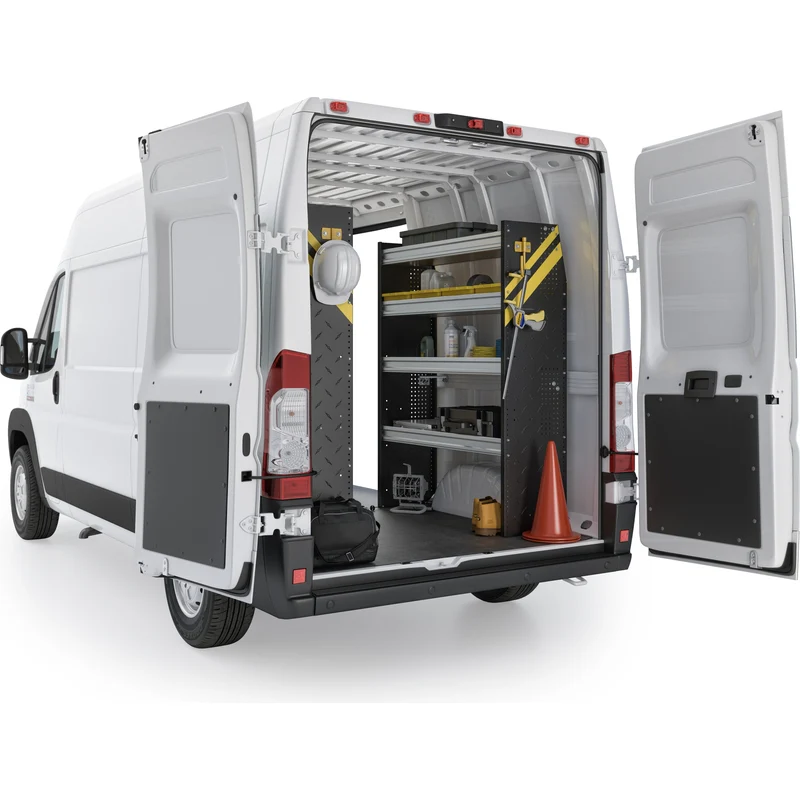 Ranger Design Mobile Service & Plumbing Van Shelving Package for RAM ProMaster - 118" and 136" Wheelbase Model RPS-16 - Image 4