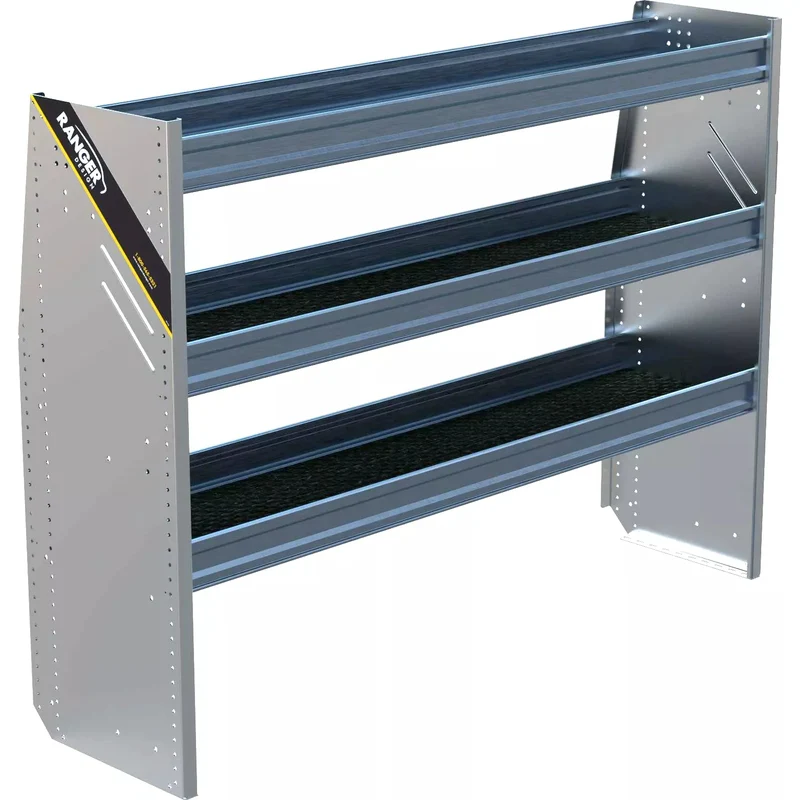 Ranger Design N4 Composite 3 Tray Aluminum Van Shelving for Low Roof Vans 16"x60"x44.5" Model N4-RA60-3C