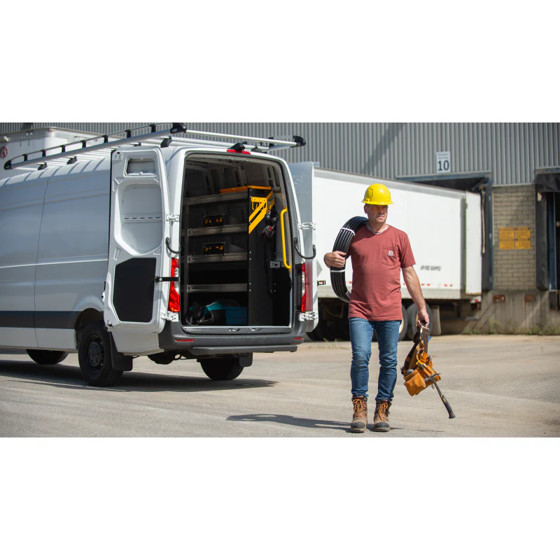 Ranger Design N5 4 Tray Steel Deep Van Shelving for High Roof Vans 20"x36"x62" Model N5-DS36-4 - Image 7