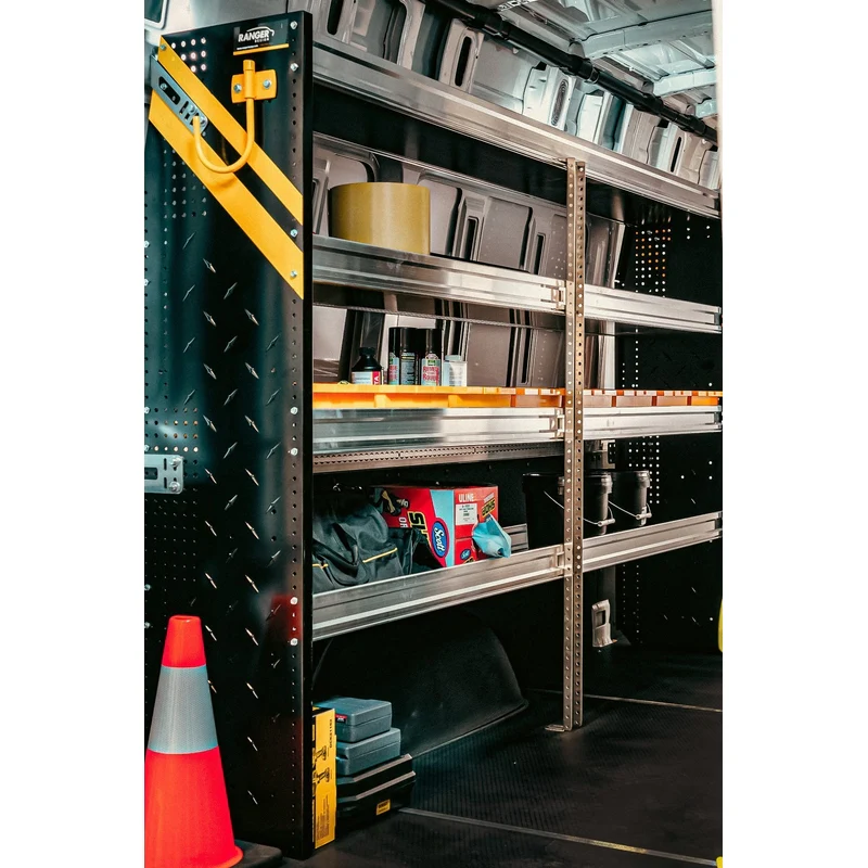 Ranger Design N5 4 Tray Steel Deep Van Shelving for High Roof Vans 20"x48"x62" Model N5-DS48-4 - Image 4