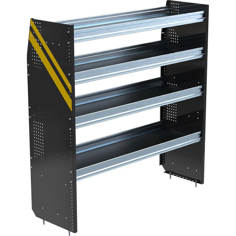 Ranger Design N5 4 Tray Steel Deep Van Shelving for High Roof Vans 20"x60"x62" Model N5-DS60-4