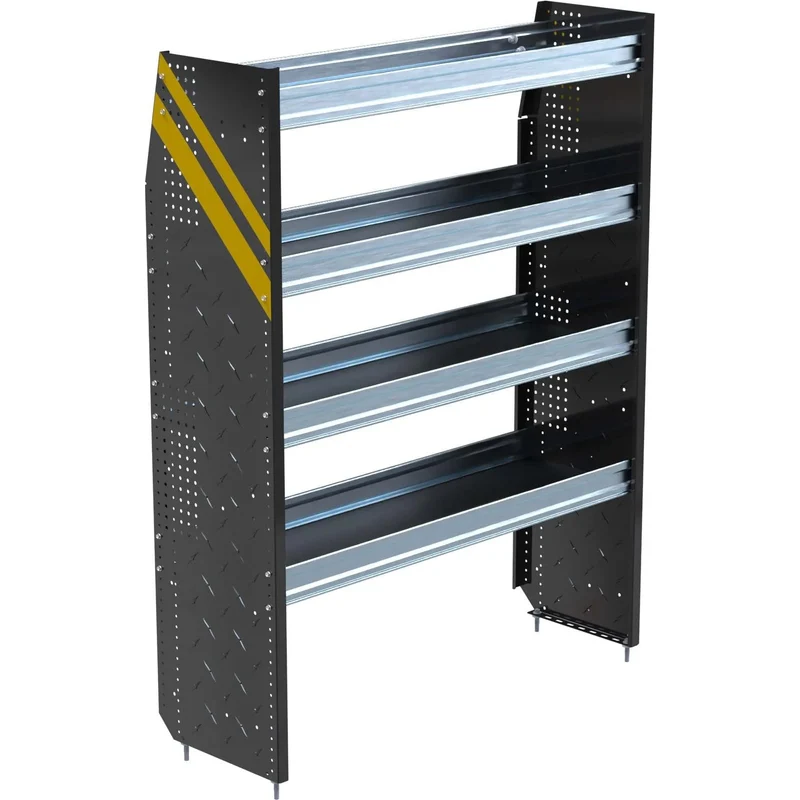 Ranger Design N5 4 Tray Steel Van Shelving for High Roof Vans 16"x48"x62" Model N5-RS48-4