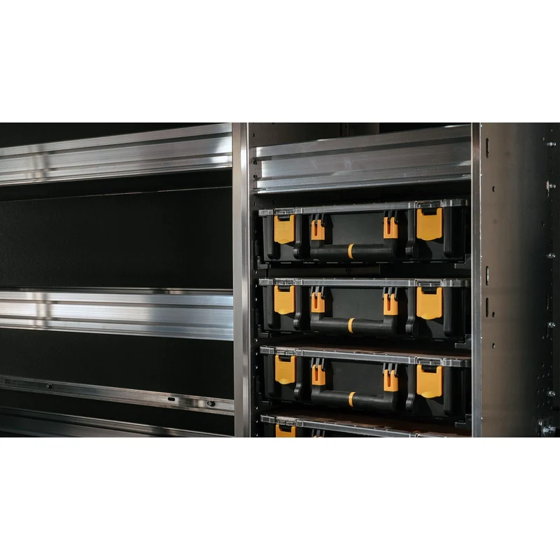 Ranger Design Partskeeper Parts Organizer Composite Aluminum Storage Cabinet w/ 8 Carry Cases and 2 Shelves 14"x19"x62.5" Model C5-PA18-8C - Image 3