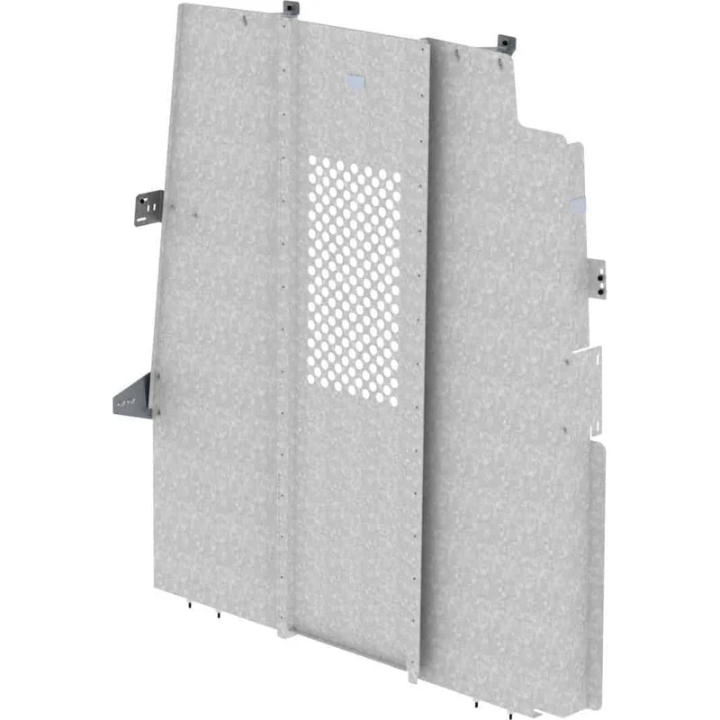 Ranger Design Steel Straight Door Partition for GM Savana / Chevy Express Standard Roof 135" & 155" Wheelbase - No Access w/ Perforated Window Model C20-GS