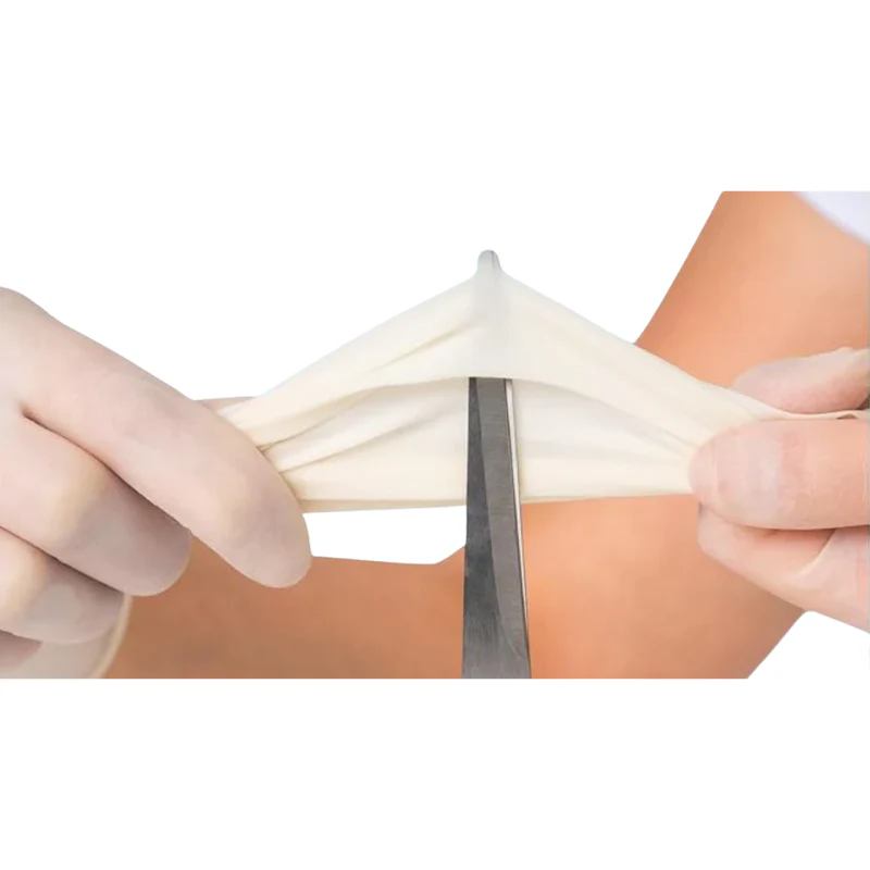 Raxwell Pro Latex Disposable Natural Gloves Size-Xl 8.5 Mil, 100/Box Model RXL70004 - Image 2