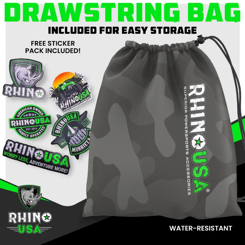 Rhino USA 1.6In X 15Ft Heavy Duty Ratchet Tie-Down (4-Pack) Green Model TD-GC1.6X15-GRN - Image 7