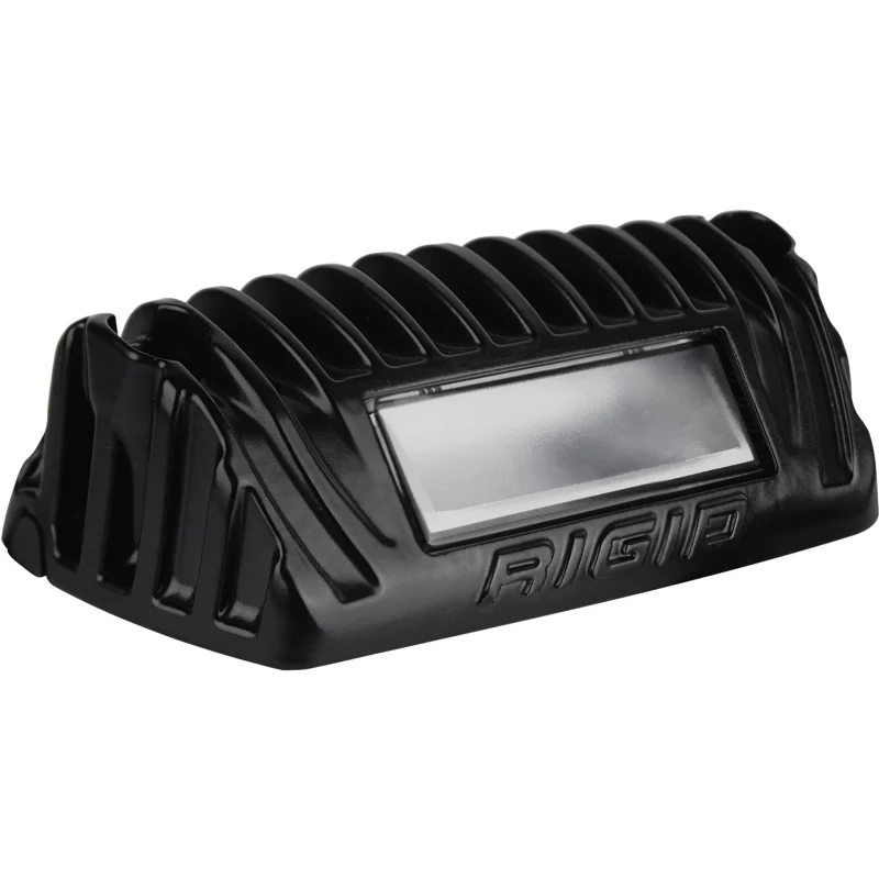Rigid Industries 1x2 65 Degree DC LED Scene Light, Amber, Black Housing, Single Model 86630