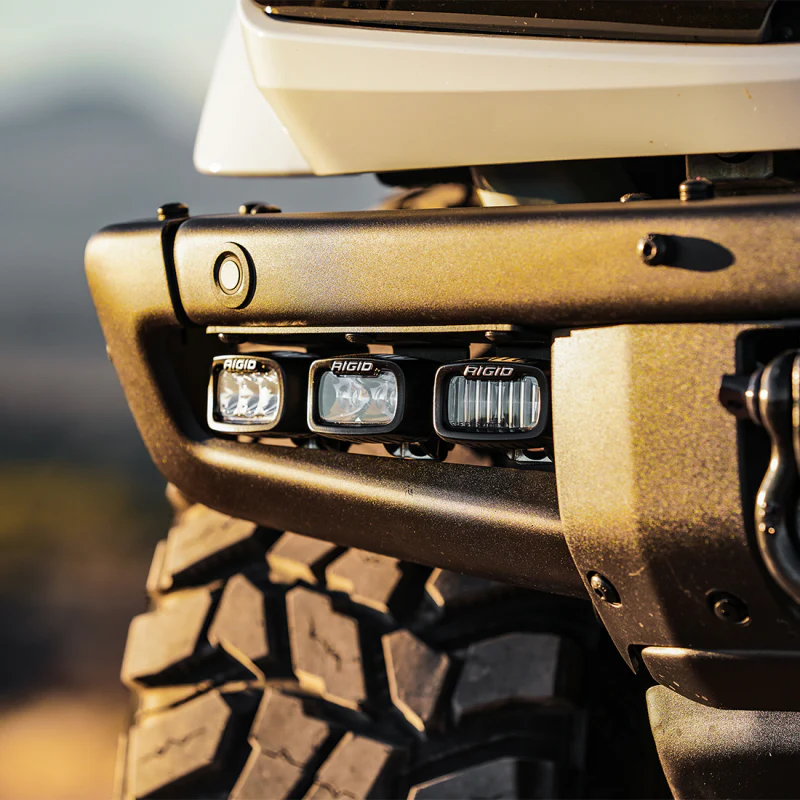 Rigid Industries 2021+ Bronco Mod Bumper Triple SAE SR-M Fog Light Kit Model 46731 - Image 4