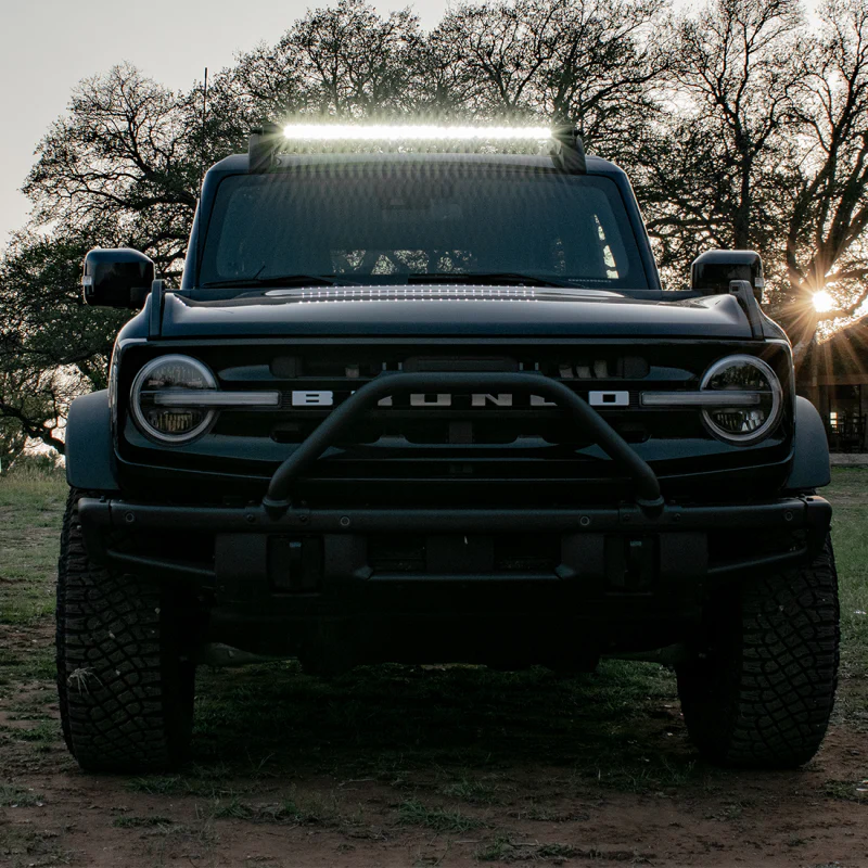 Rigid Industries 2021 Bronco Roof Rack Light Kit with a SR Spot/Flood Combo Bar Included Model 46726 - Image 4
