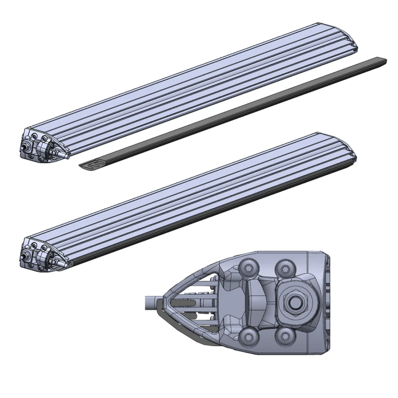 Rigid Industries 2021 Bronco Roof Rack Light Kit with a SR Spot/Flood Combo Bar Included Model 46726 - Image 6