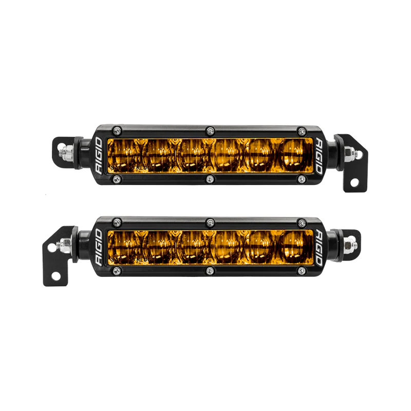 Rigid Industries 2022+ Toyota Tundra 6 Inch SAE SR-Series Selective Yellow Fog Light Kit Model 37201 - Image 2