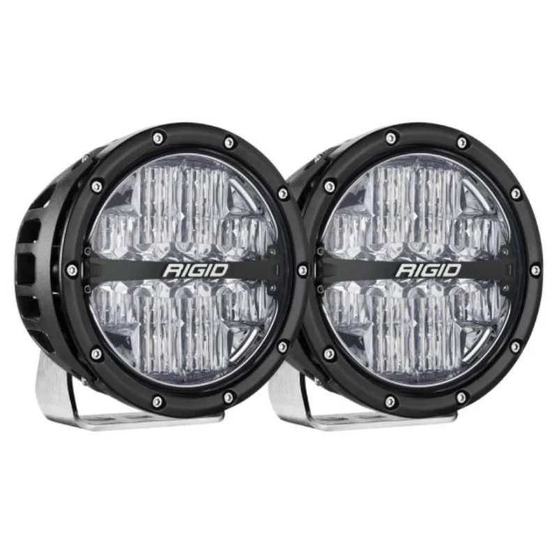 Rigid Industries 360-Series 6" Off-Road Lamp, Drive Beam, RGBW Backlight, Surface Mount, Set/2 Model 36411